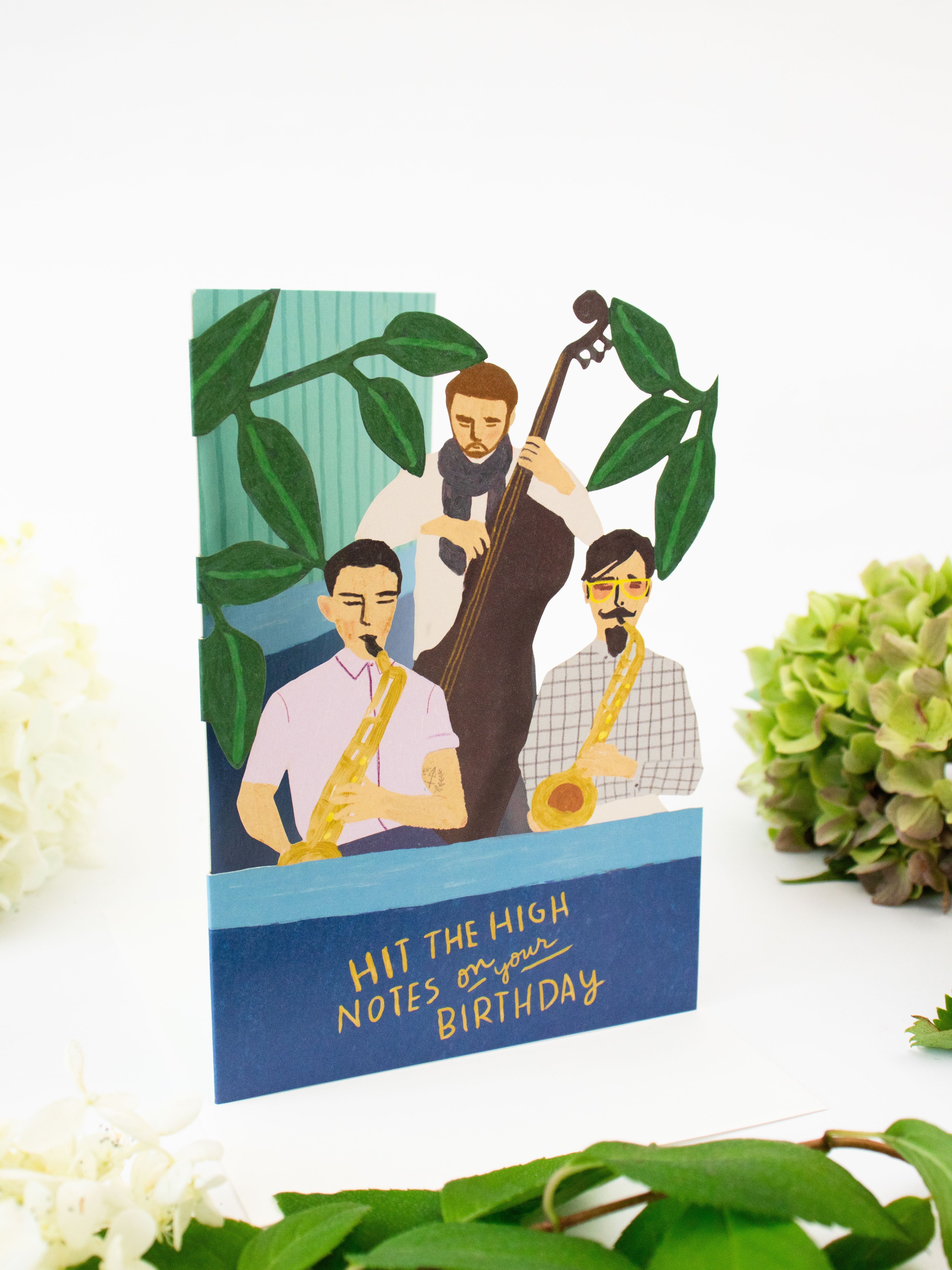 High Notes Lasercut Birthday Card
