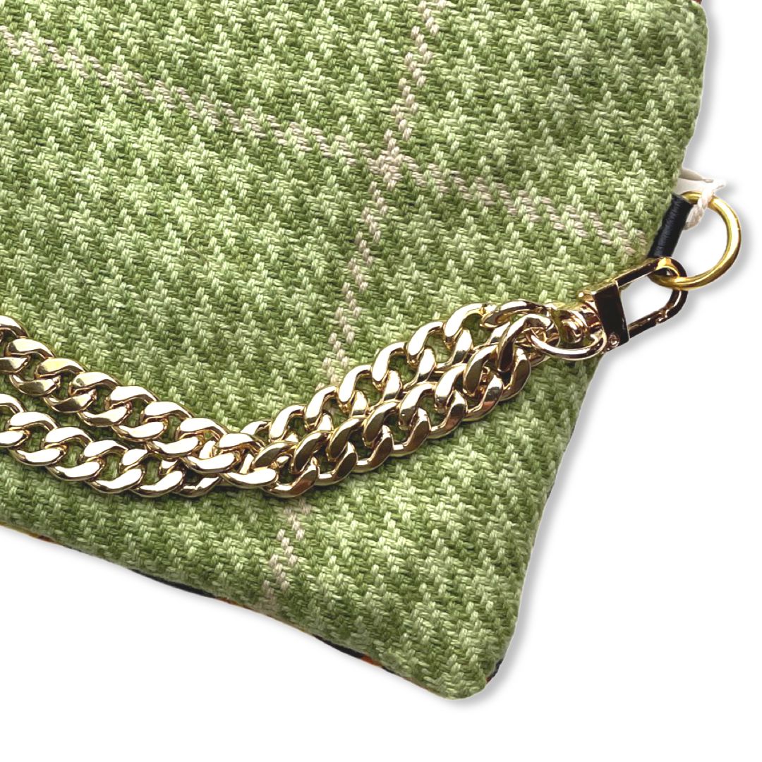 Horse Bit Vintage Silk Scarf Wristlet Bags