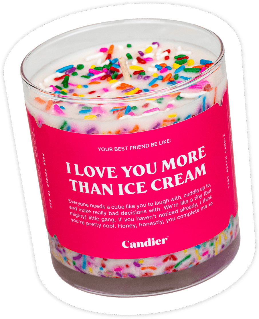 I LOVE YOU MORE THAN ICE CREAM CANDLE - Shop Ryan Porter