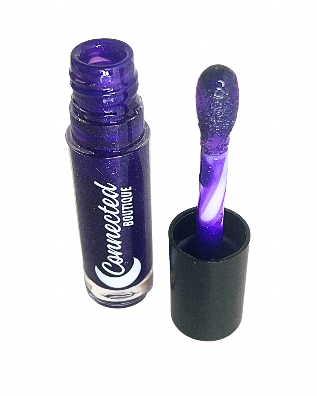 Tempted – Purple Glitter Lip Gloss Sparkle High-Shine Finish