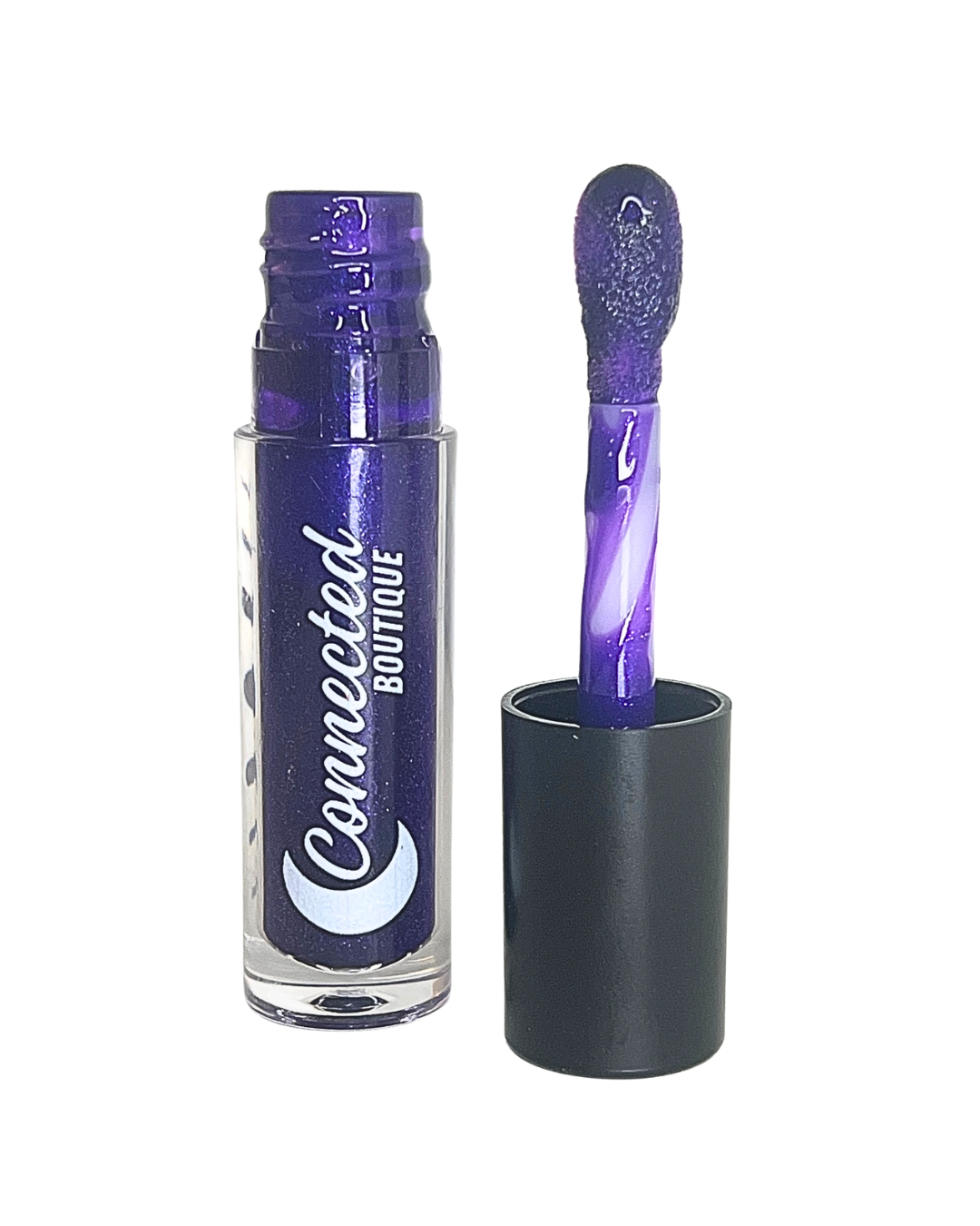 Tempted – Purple Glitter Lip Gloss Sparkle High-Shine Finish