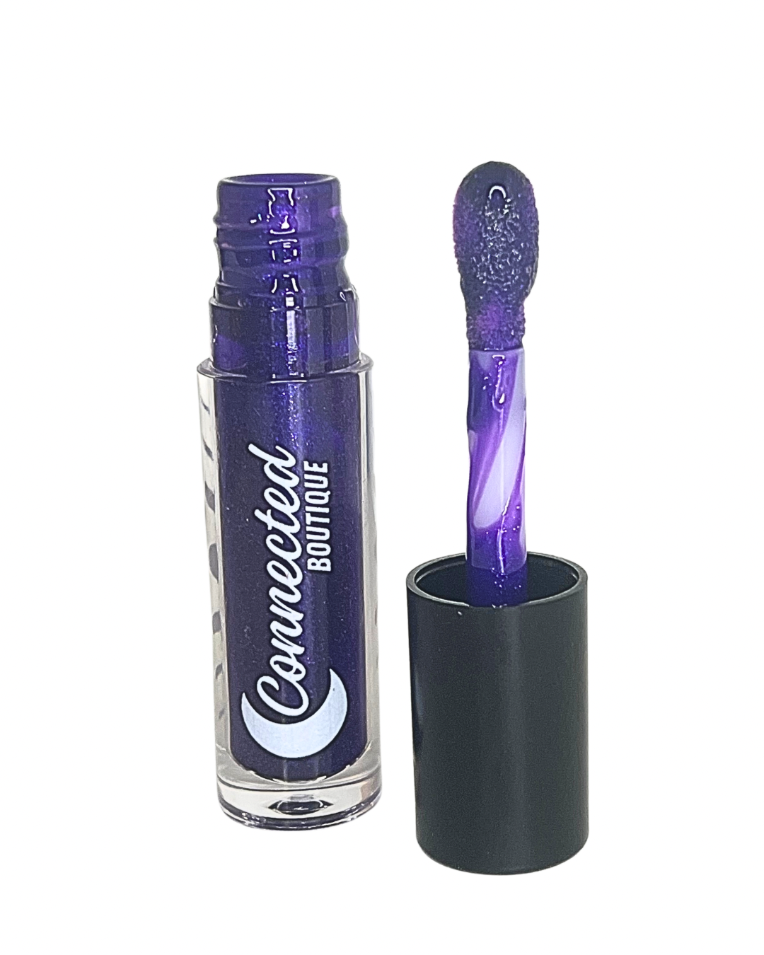 Tempted – Purple Glitter Lip Gloss Sparkle High-Shine Finish