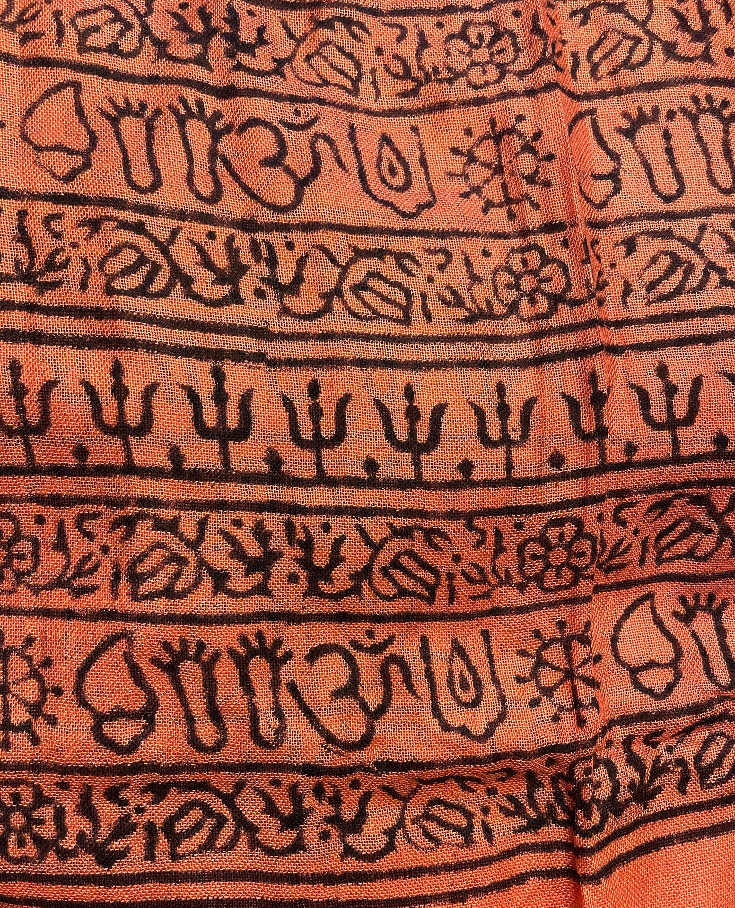 OM Ganesha Mantra Meditation Prayer Shawl by OMSutra