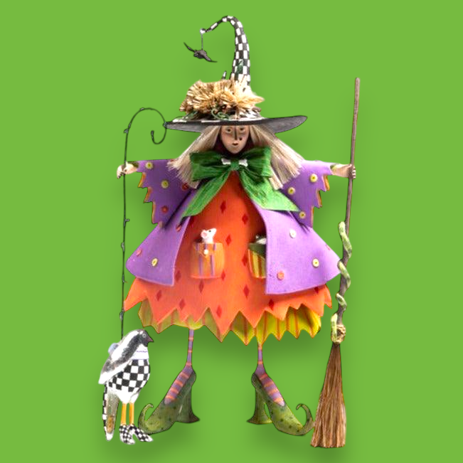 Patience Brewster Raggedy Witch Figure
