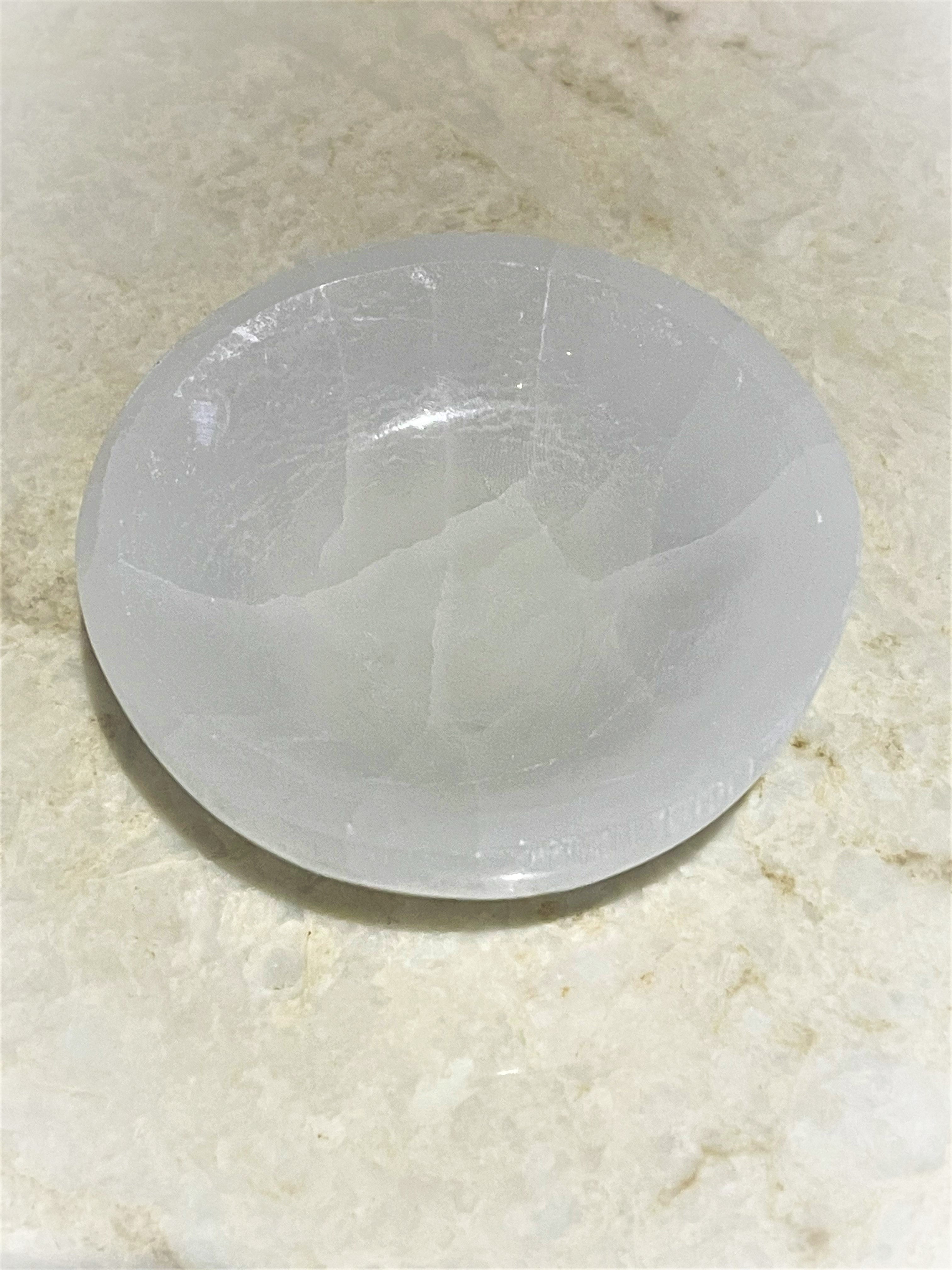 Selenite Healing Bowl 3.5"-4" Diameter by OMSutra