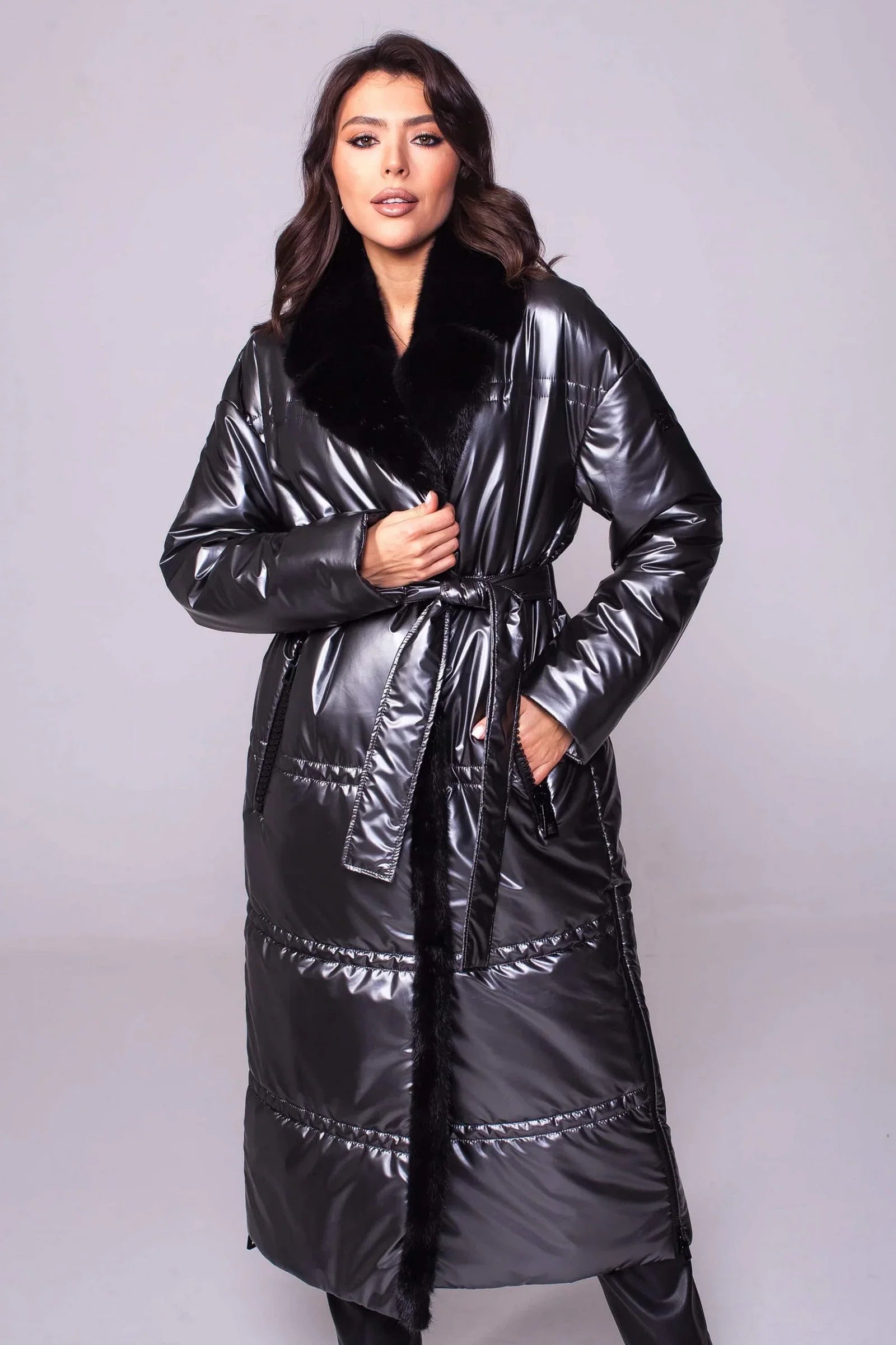Aphrodite Genuine Mink Fur Freudenberg Comfortemp® Coat