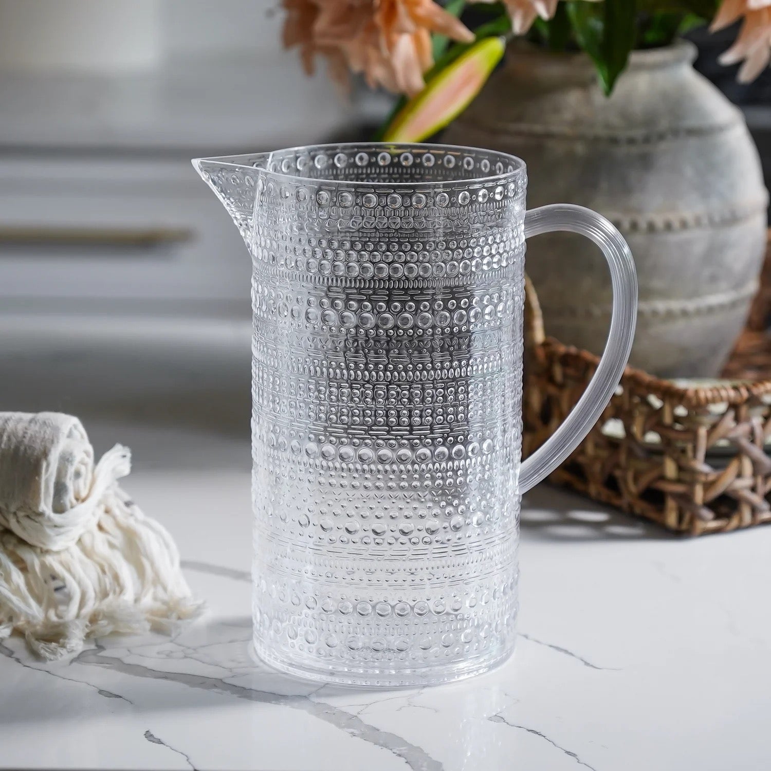 Clear Melamine Dot Drinkware Set | Complete Collection