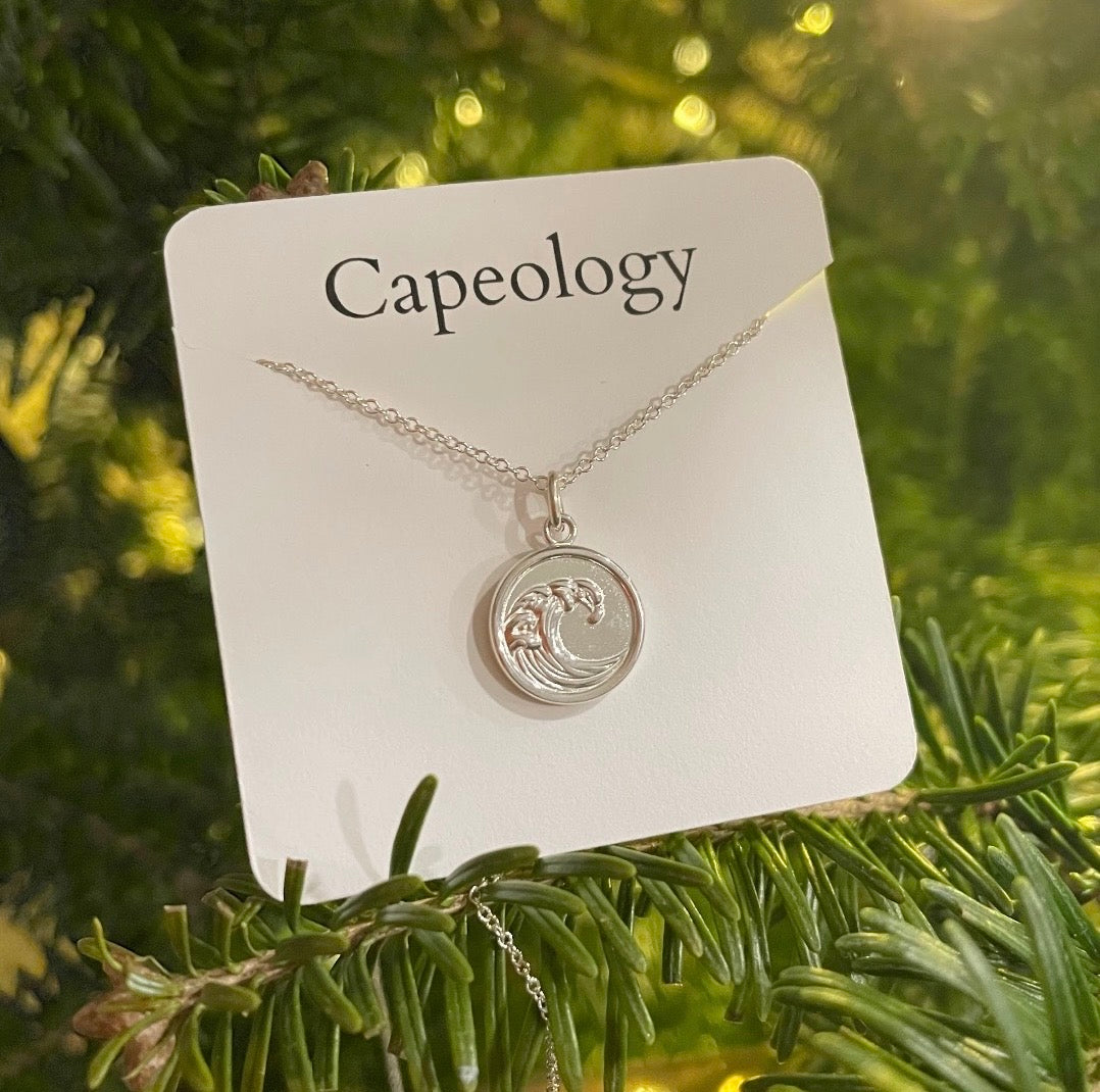 Wave Coin Necklace