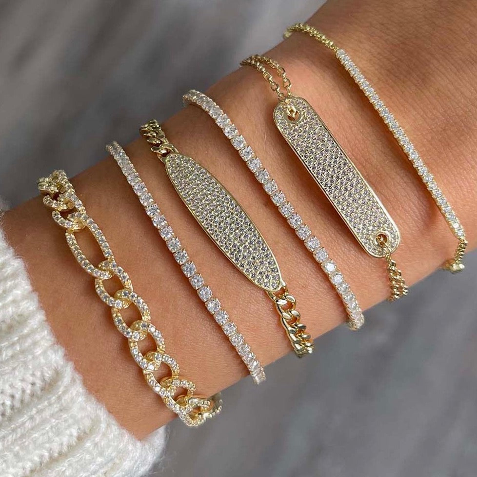  Classic Thin Tennis Bracelet - Adina's Jewels