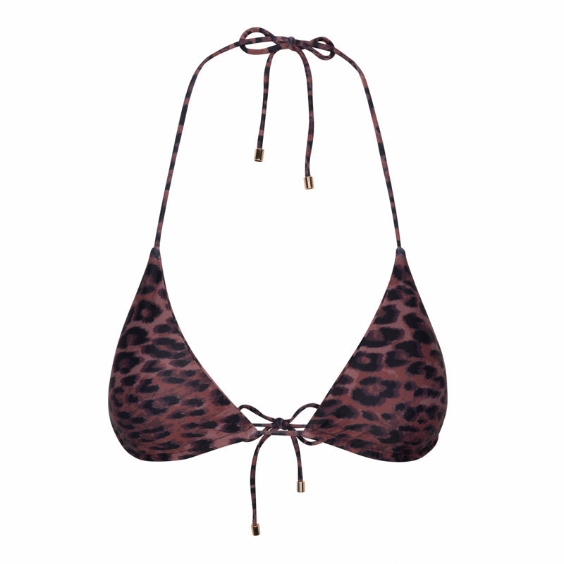Freya Bikini Top / Leopard by East x East