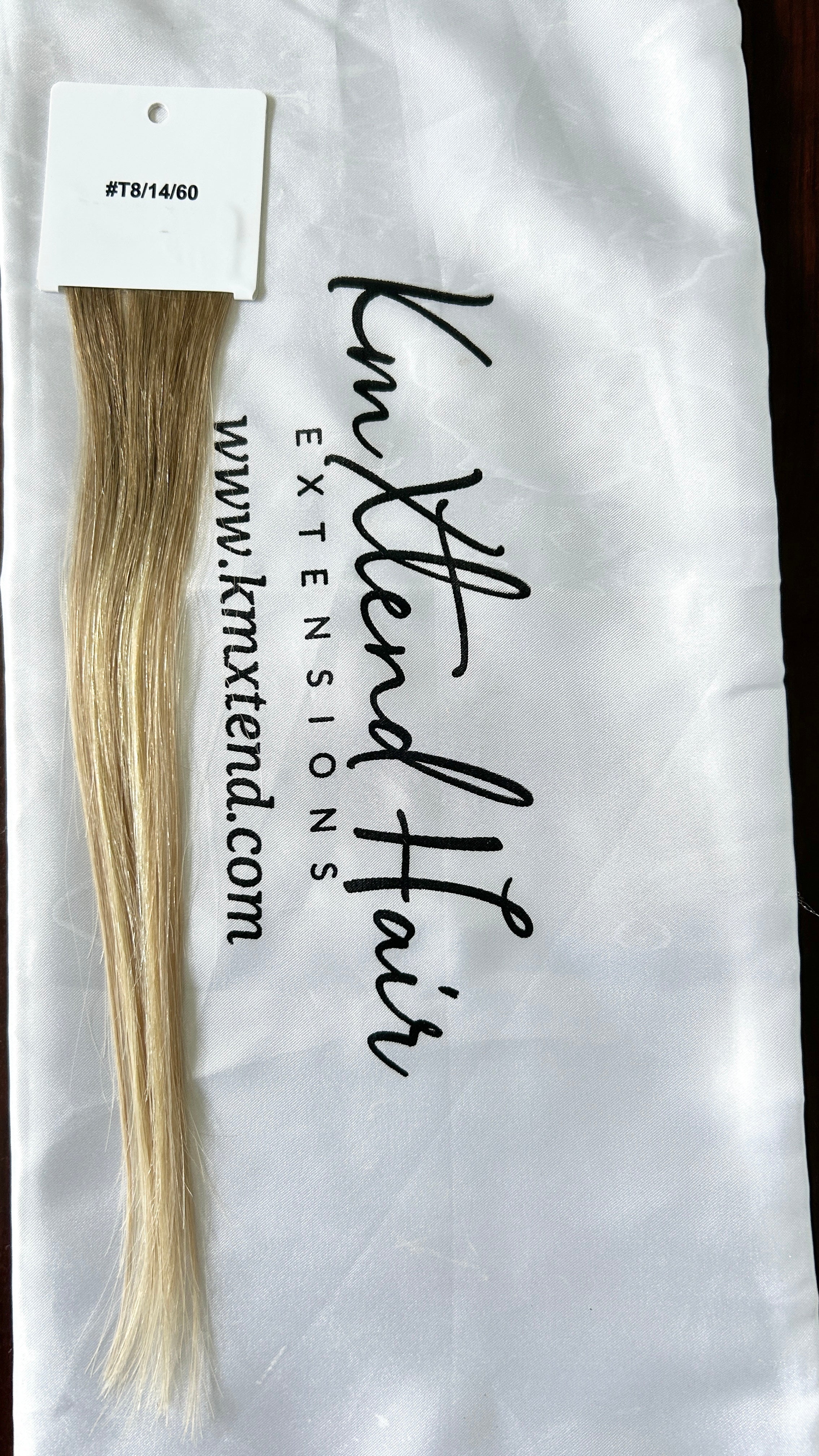 Professional K Tips Flat Tip Keratin Bond Fusion Hair Extensions  Rooted 8 Bayalage 14/60