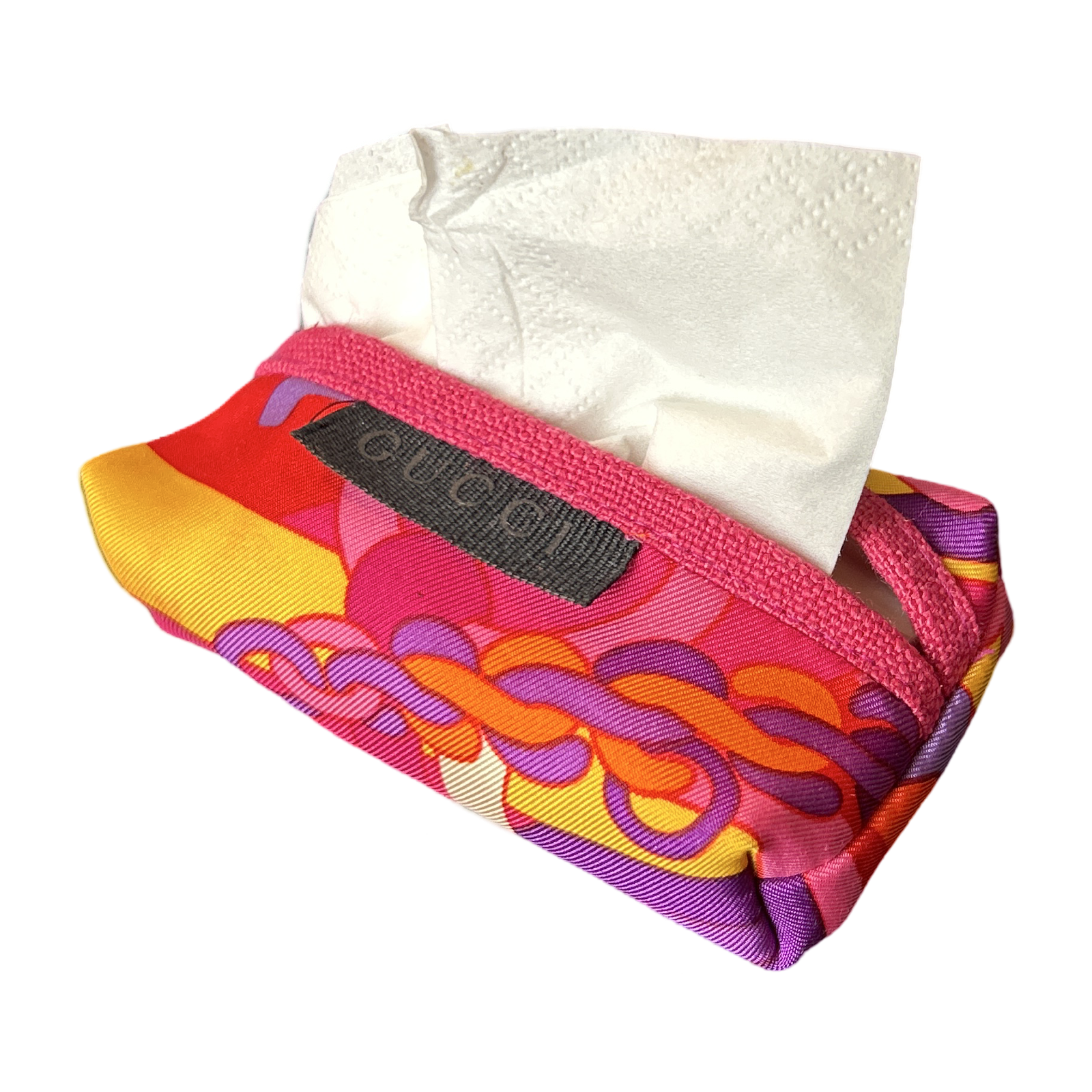 Pop Art Equestrian Vintage Scarf Travel Tissue Pouch