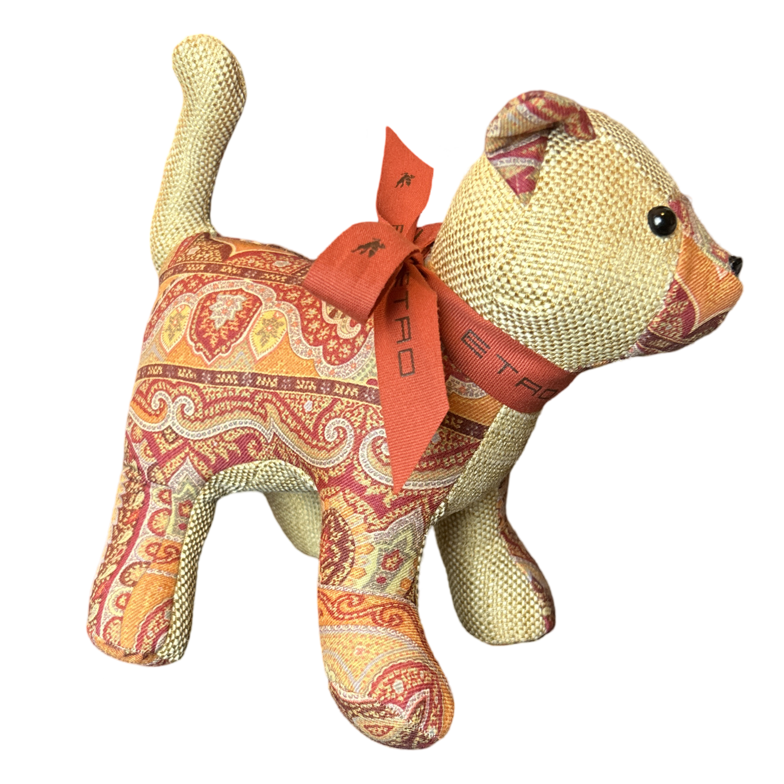 Paisley Vintage Silk Scarf Patchwork Kitten
