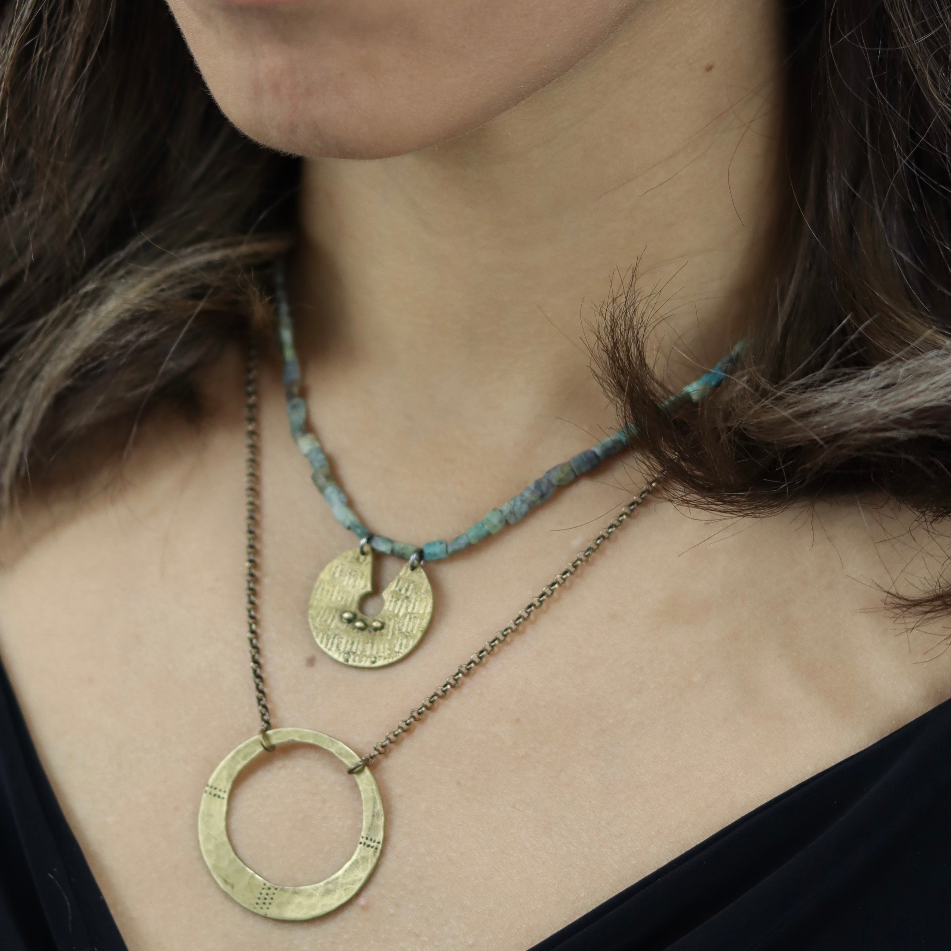 Brass Divine Necklace
