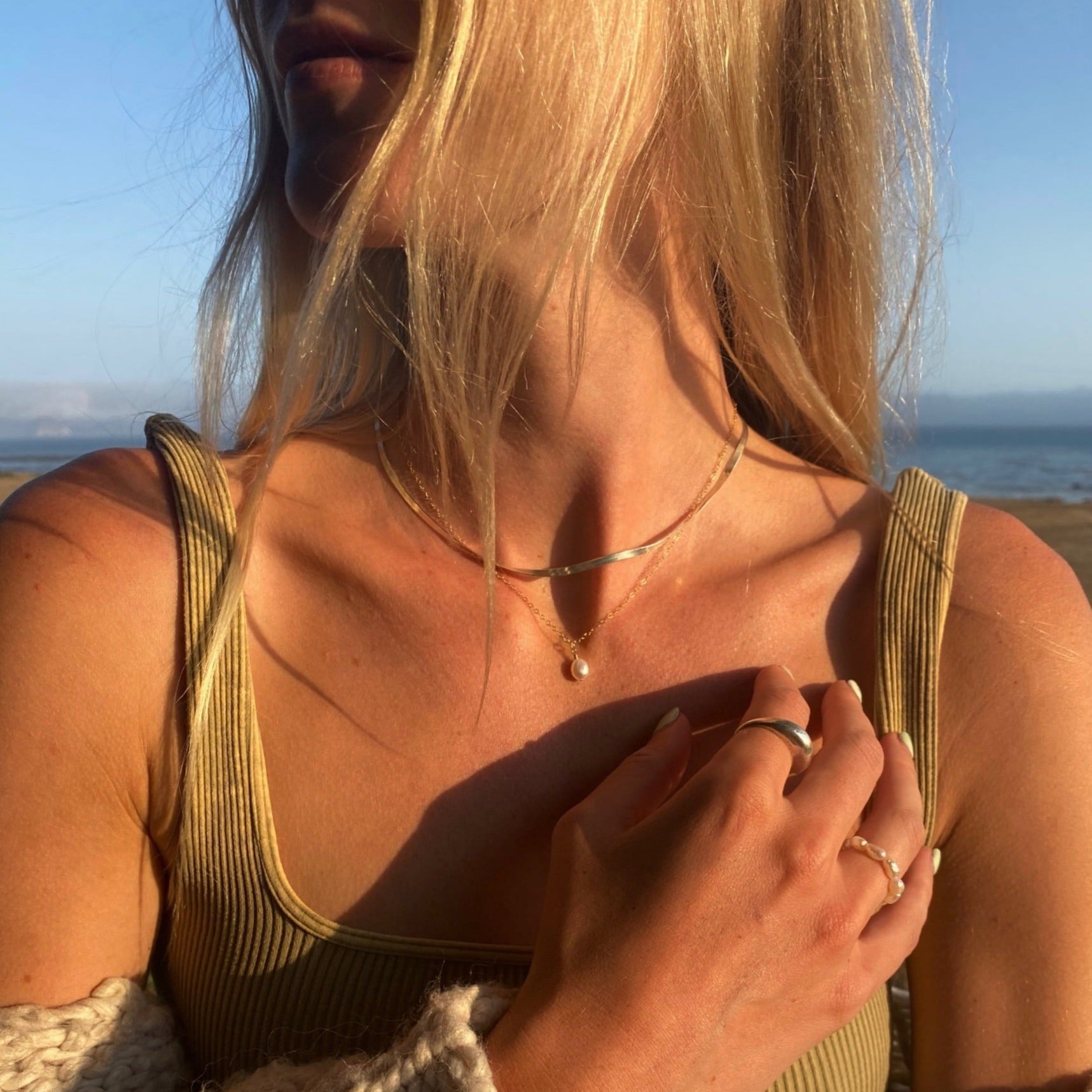 Dainty Pearl Necklace