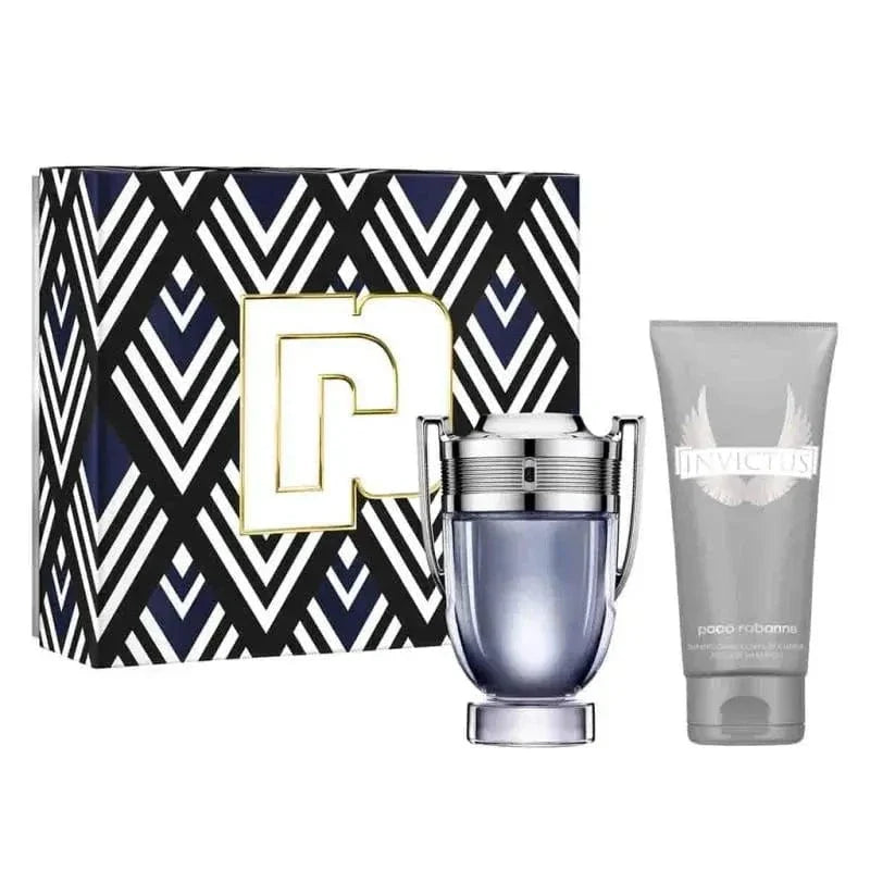 Invictus By Paco Rabanne for Men 2Pcs Set EDT Spray