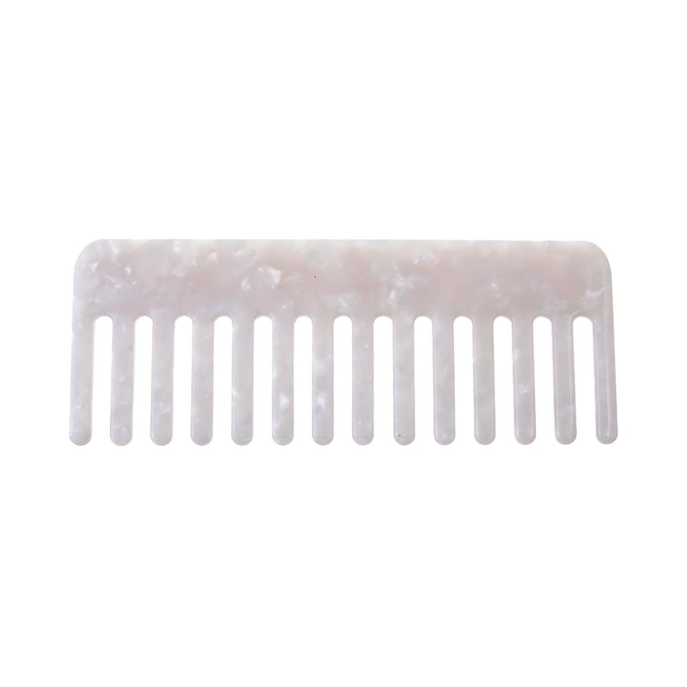White Colored Hair Comb - Adina's Jewels