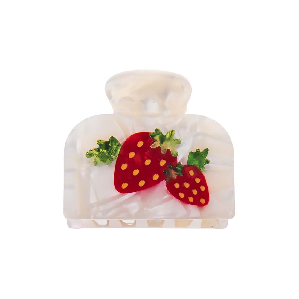 Red Mommy & Me Strawberry Claw Clip - Adina's Jewels