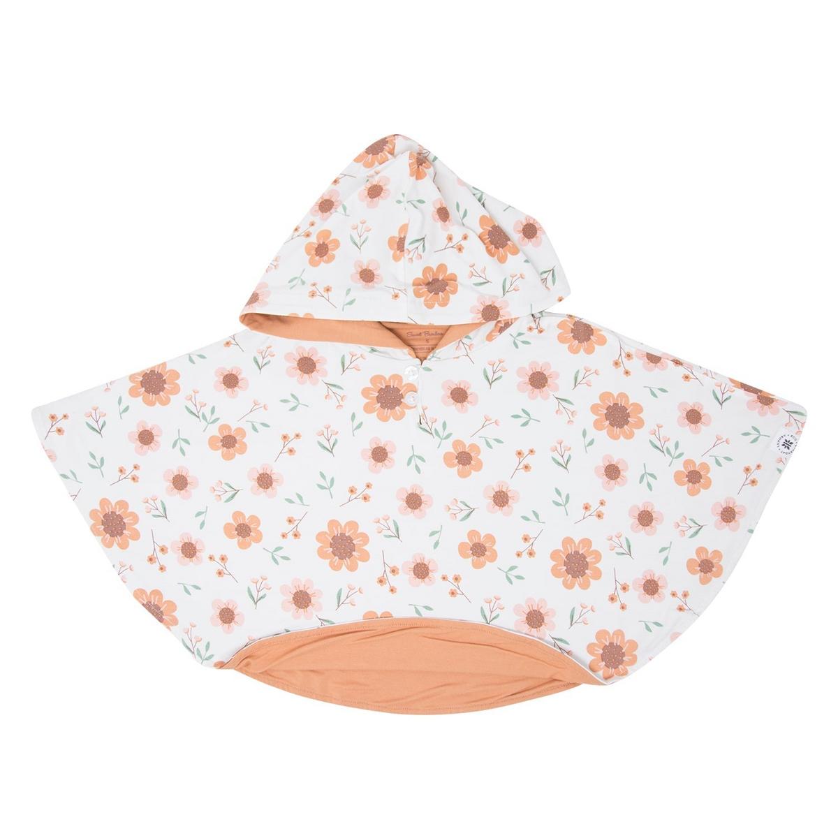 Hooded Poncho - Sunflower