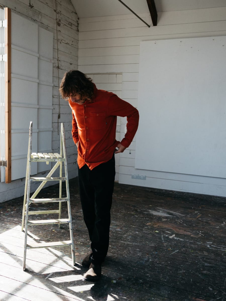 Men's Gylly Shirt - Dark Rosewood