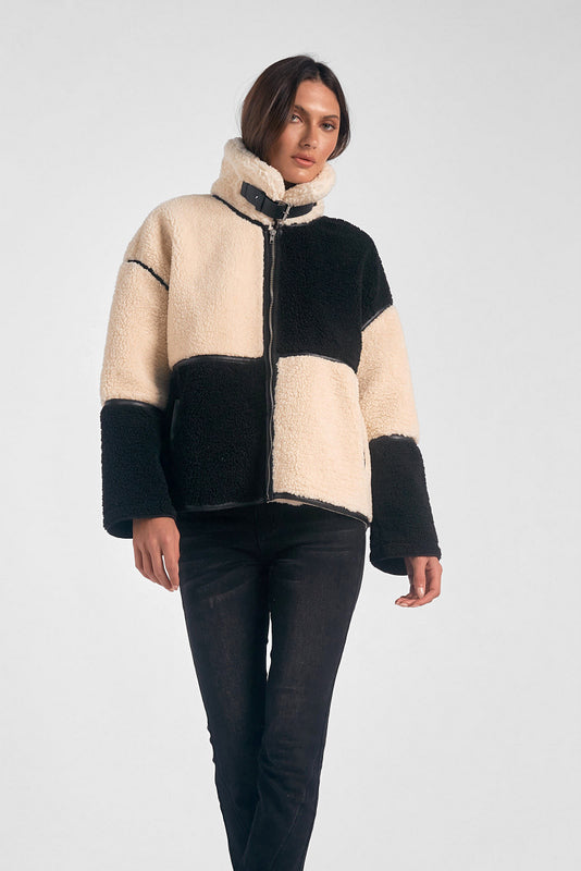 Storm Color Block Coat