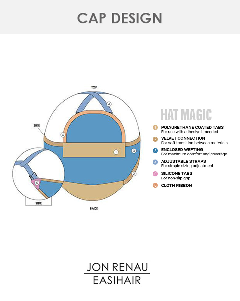 Hat Magic 10 inch (Exclusive) | Hair Piece by Jon Renau
