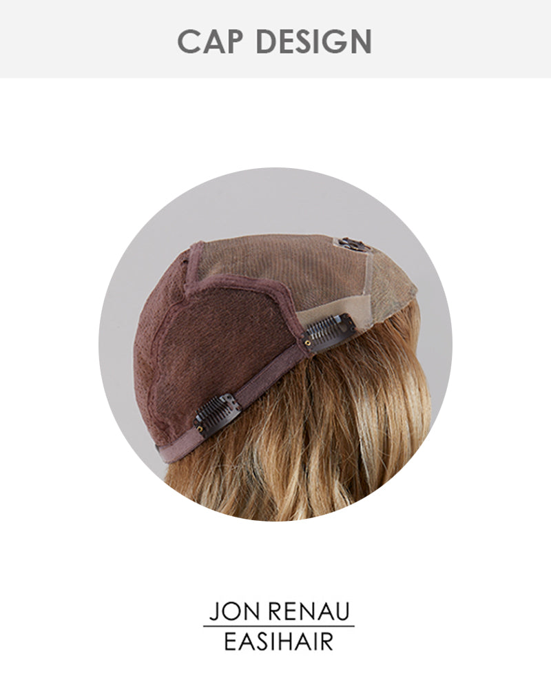 Top Coverage Wavy 12 inch (Exclusive) | Lace Front & Monofilament Synthetic Hair Topper by Jon Renau