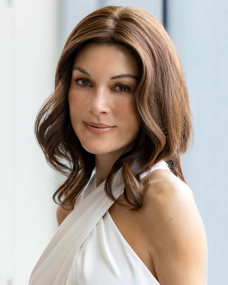 Top Blend 12 inch (Exclusive) | Monofilament Remy Human Hair Topper by Jon Renau