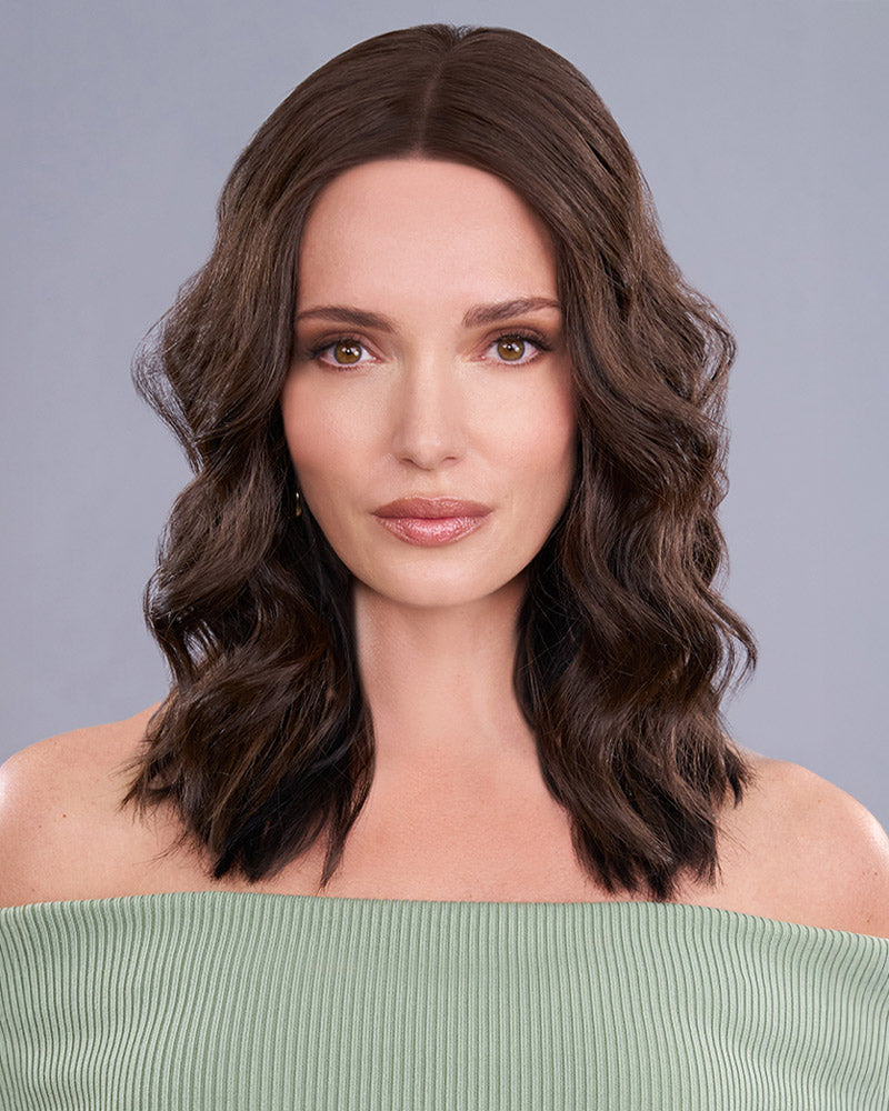 Top Trend Lace HD Wavy 14 inch (Exclusive) | Lace Front & Monofilament Synthetic Hair Topper by Jon Renau