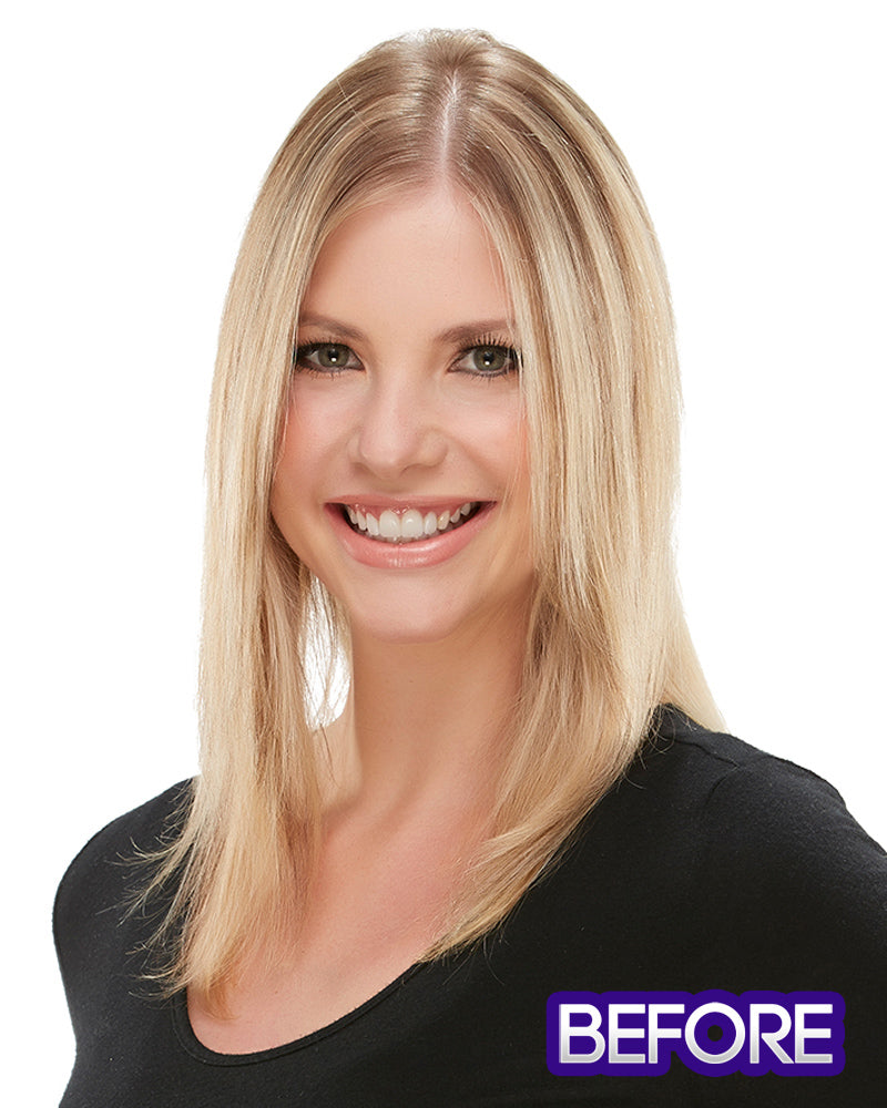 Top Form 12 inch | Monofilament Remy Human Hair Topper by Jon Renau