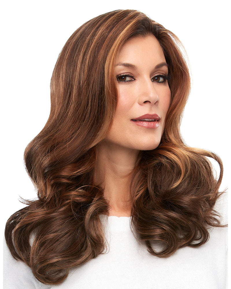 EasiPart French 18 inch | Monofilament Remy Human Hair Topper by Jon Renau
