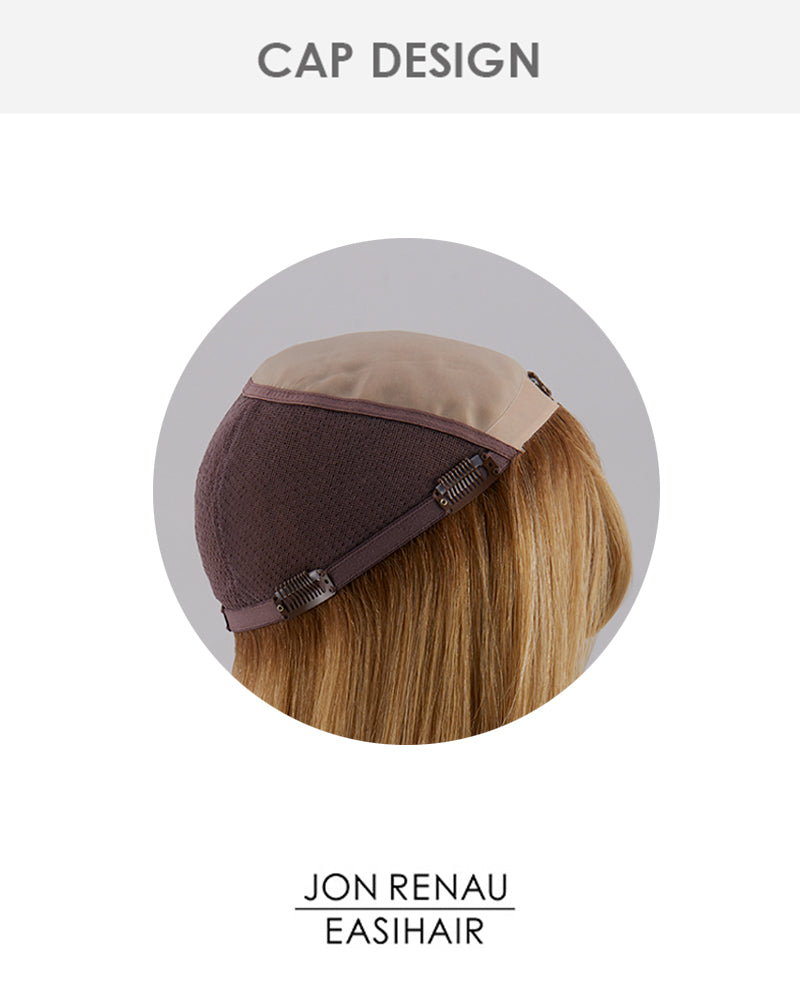 Top Full 12 inch HH (Exclusive) | Monofilament Remy Human Hair Topper by Jon Renau