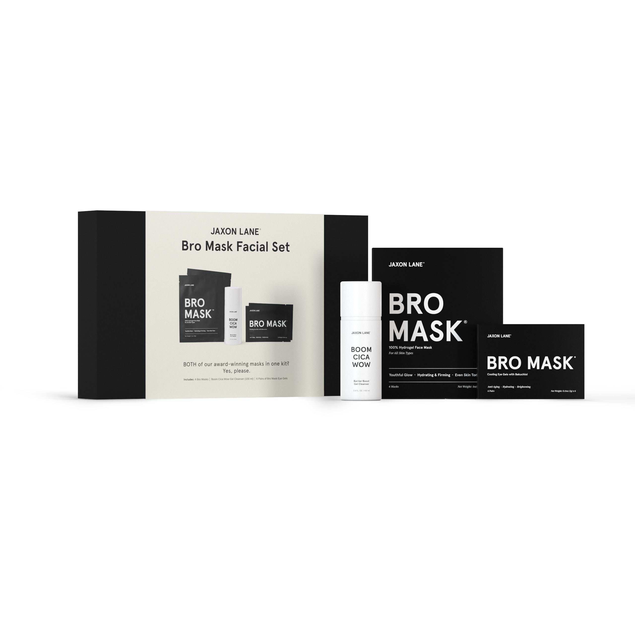 Bro Mask Facial Set - Ready, Set, Glow Gift Box