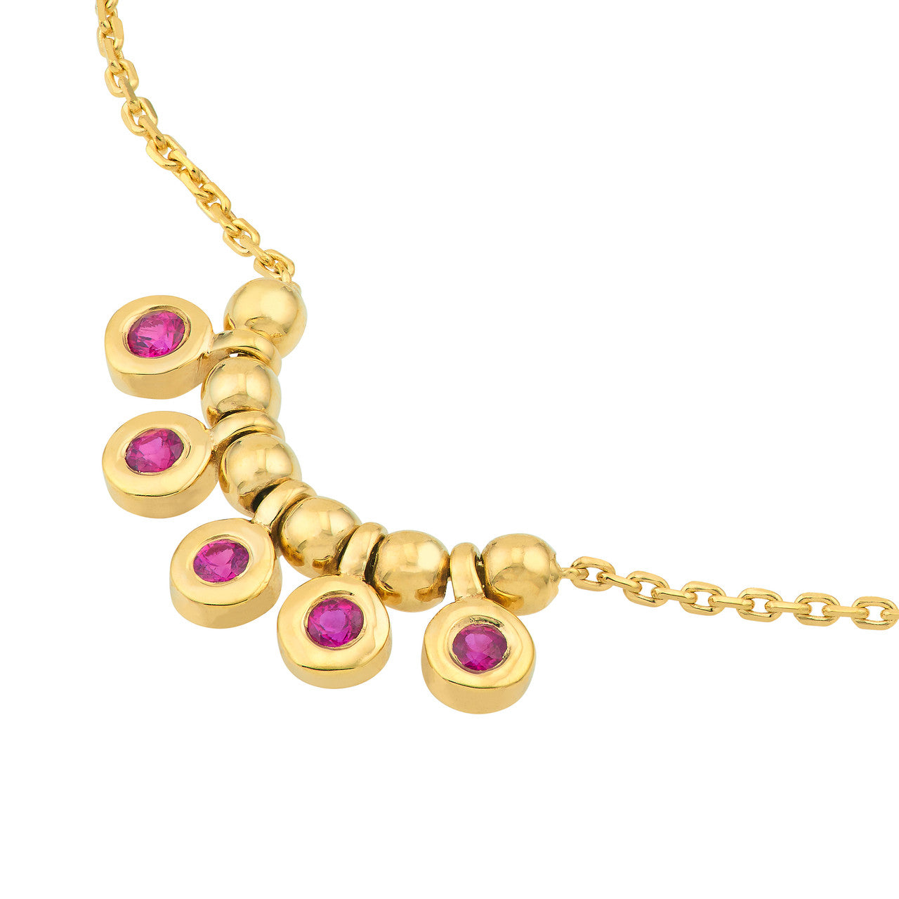 Ruby Shaker Necklace