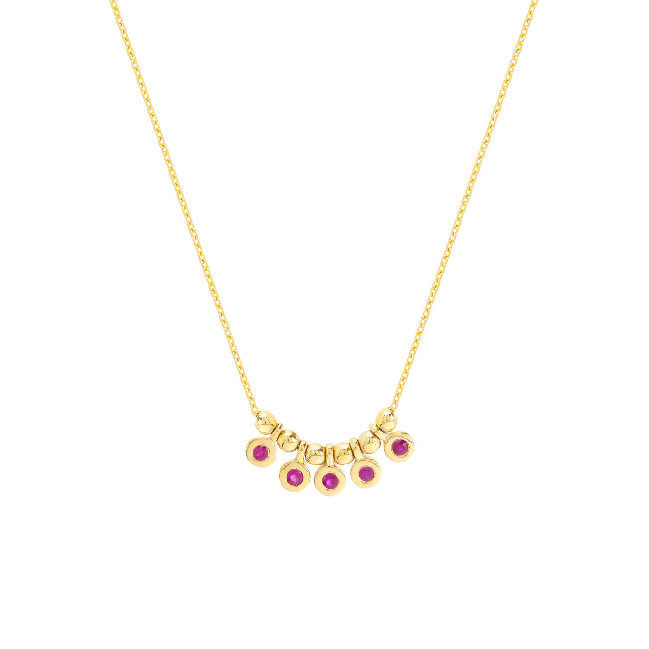 Ruby Shaker Necklace