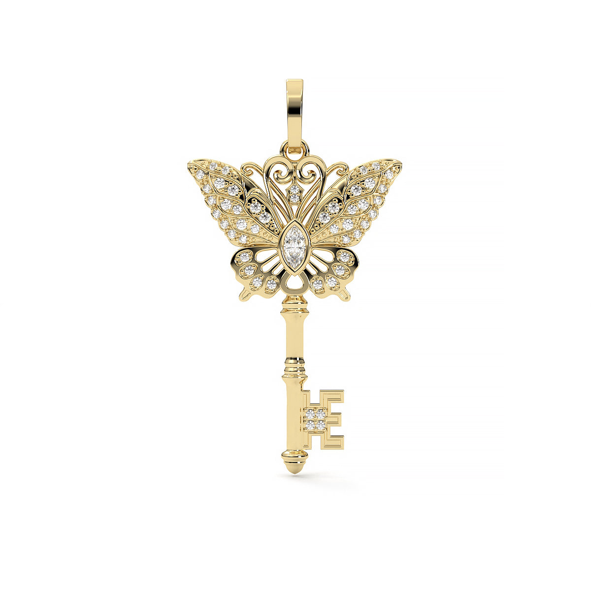 Butterfly Key Pendant