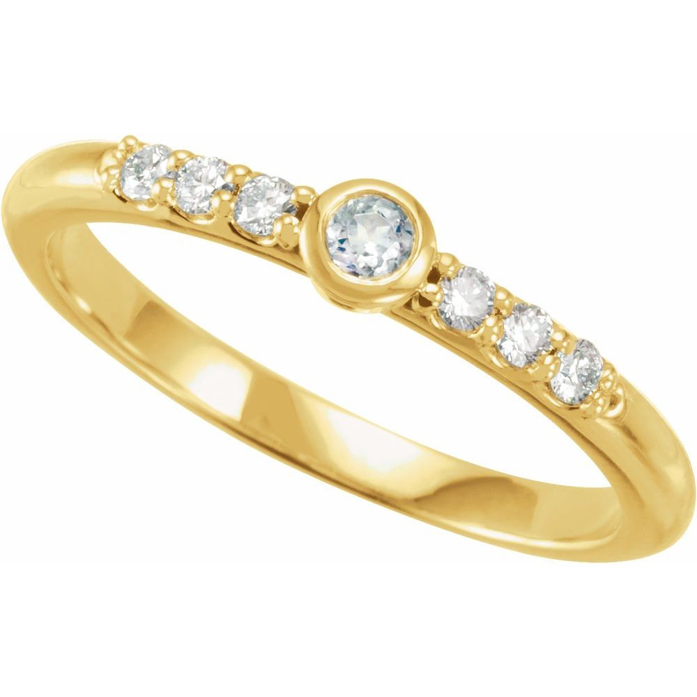 Blue Moon Stacking Ring
