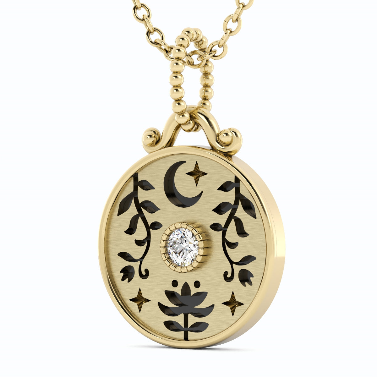 Moonflower Wish Pendant