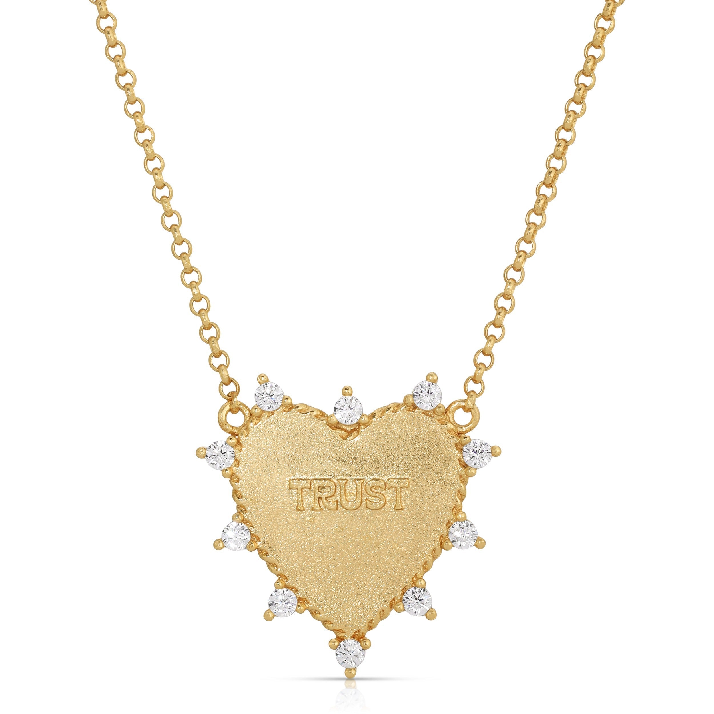 Heart of Trust Necklace - Gold