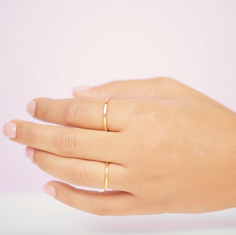 Hammered Band Ring