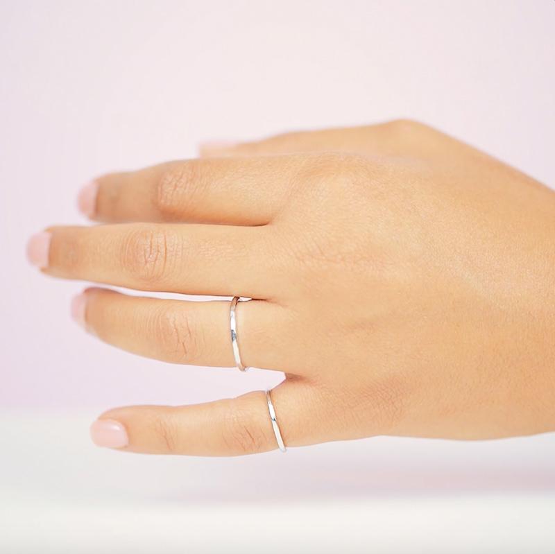 Hammered Band Ring