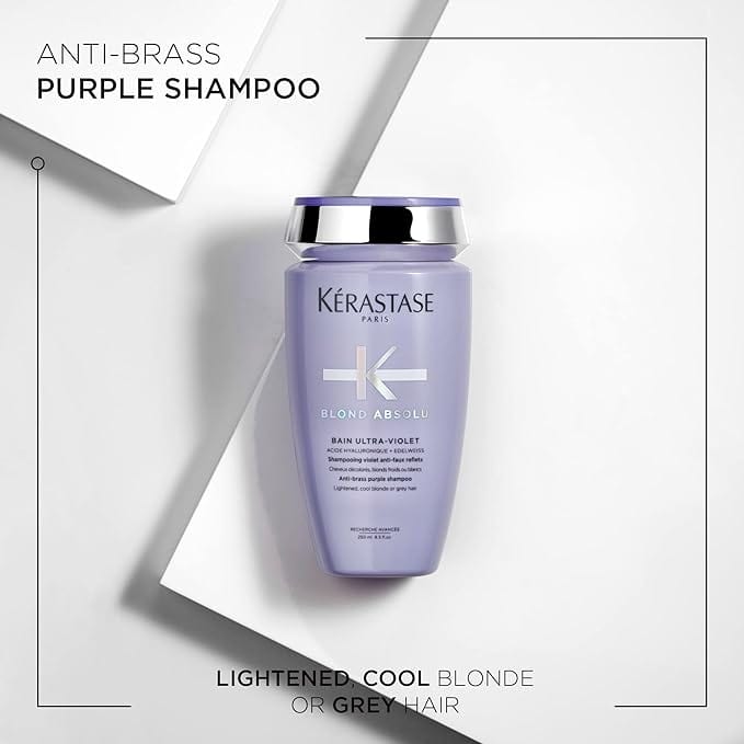 Kerastase Blond Absolu Bain Ultra-violet Shampoo Neutralising Unwanted Yellow & Orange 250 ml