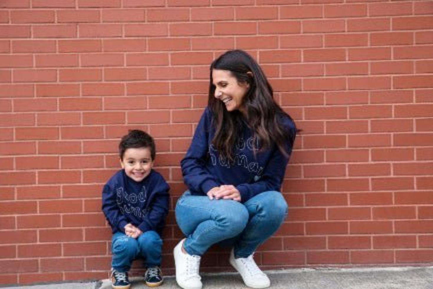 Good Human Kid Sweatshirt - Navy