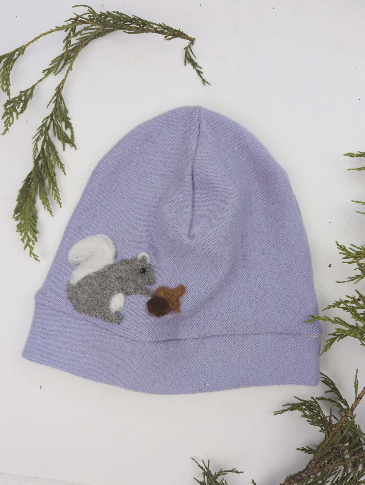 Squirrel Cashmere Hat - Adult