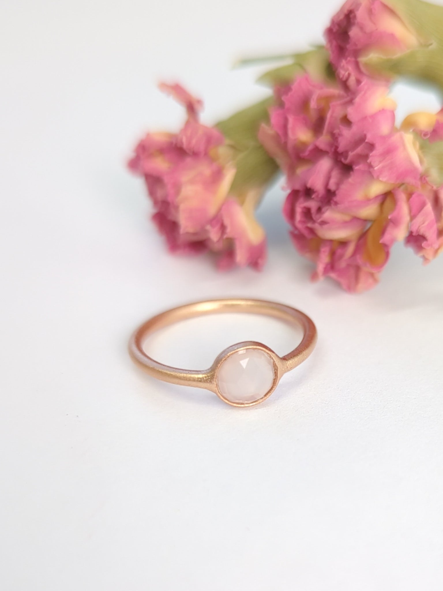 Mini Pebble Ring - Rose Gold
