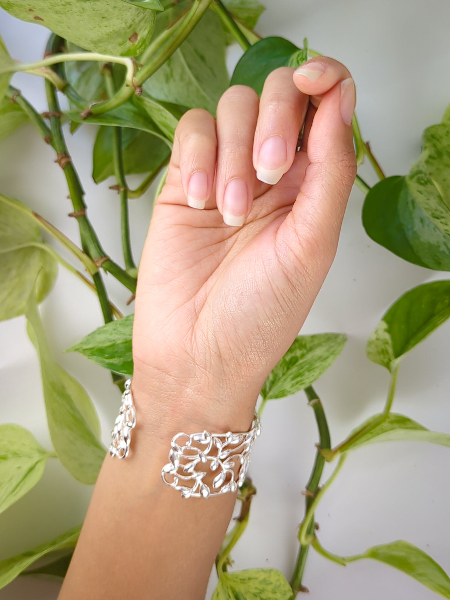 Olive Leaf Cuff Bracelet