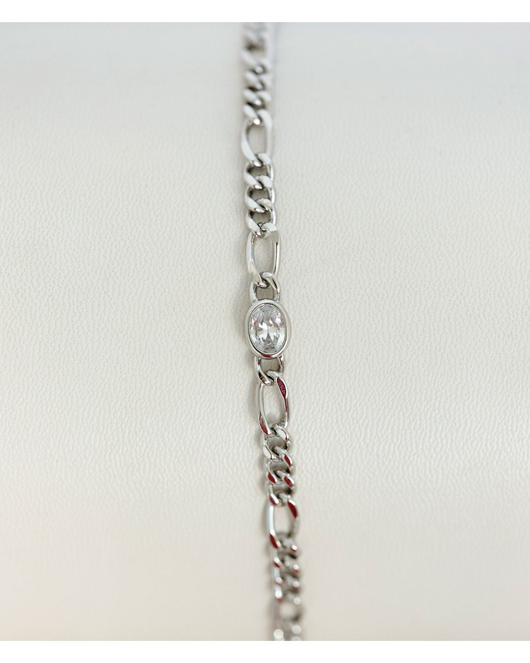 The Oval Bezel Chain Bracelet