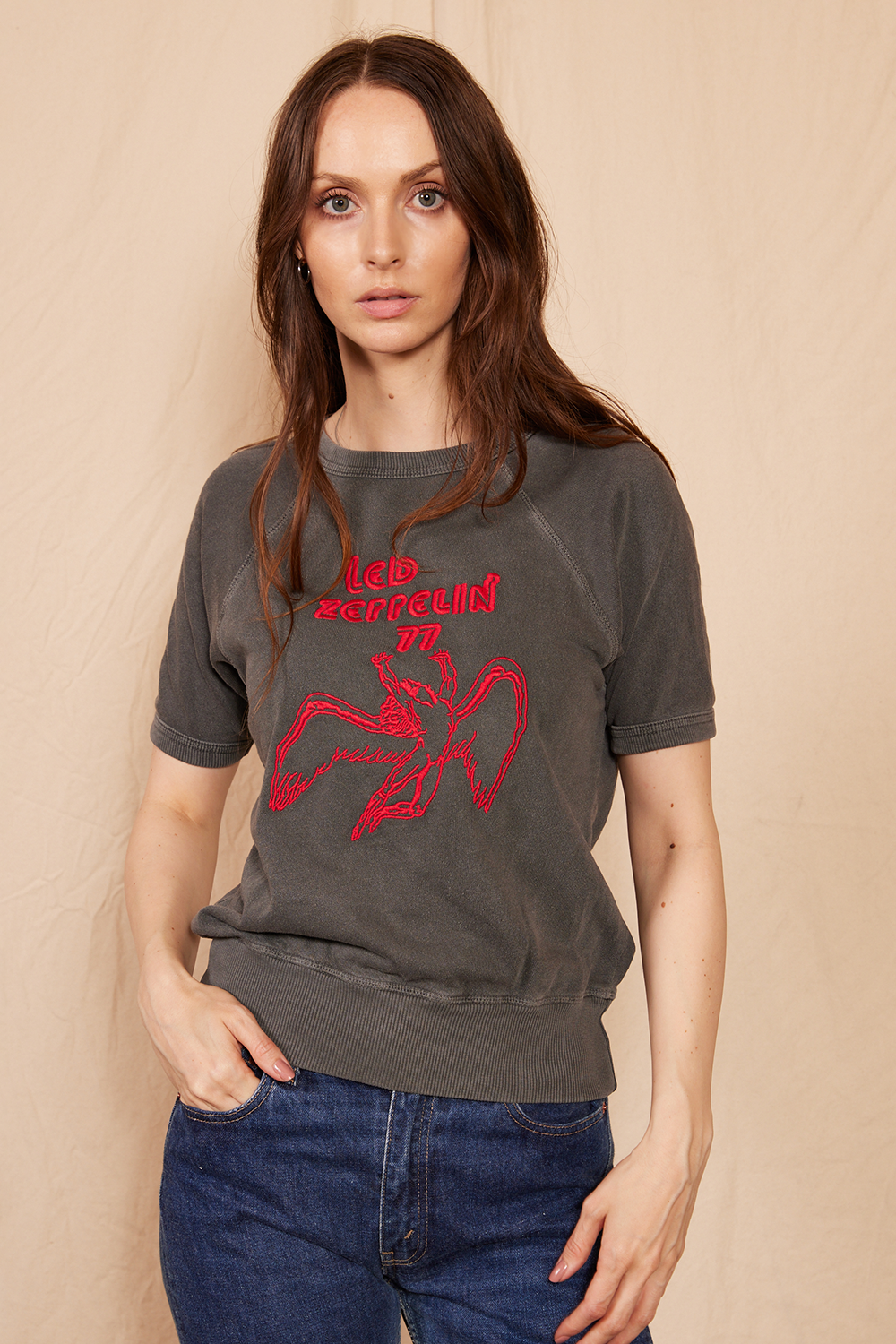 Led Zeppelin '77 Terry Raglan Shirt by People of Leisure