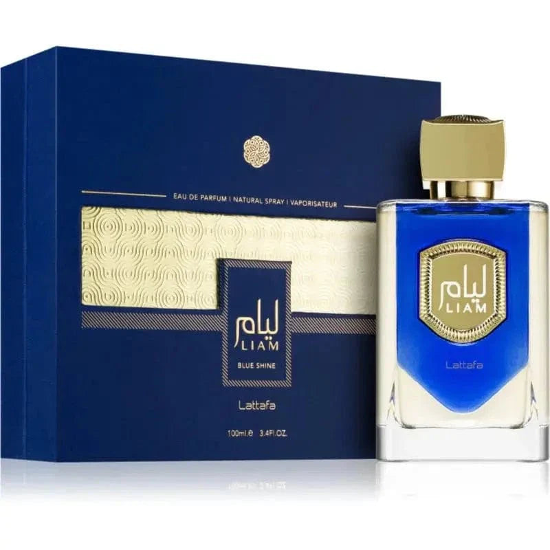 Liam Blue Shine By Lattafa For unisex 3.4oz EDP Spray