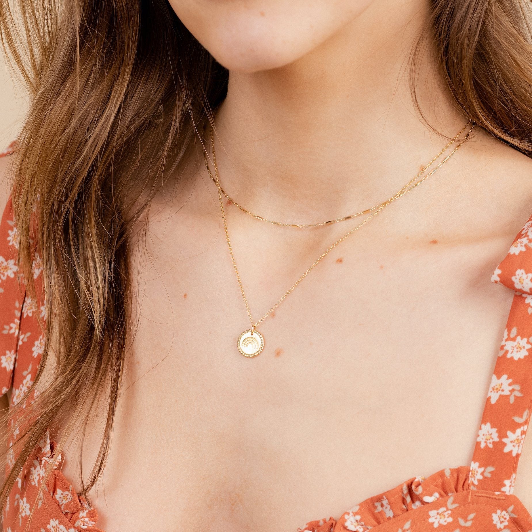 Rainbow Necklace Set
